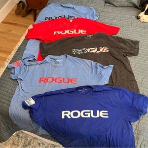 Rogue Basic Shirt 5 shirt lot XL Rogue Fitness